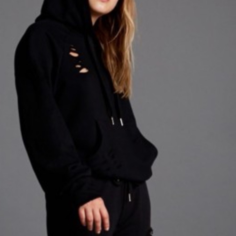 NEW Distressed Hoodie Pants set Destroyed S-3X - Picture 2 of 3